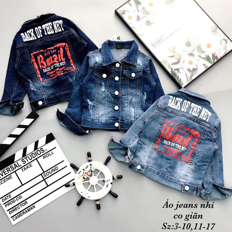Áo Khoác Jean Bé Trai Bé Gái 159560 5 4 329