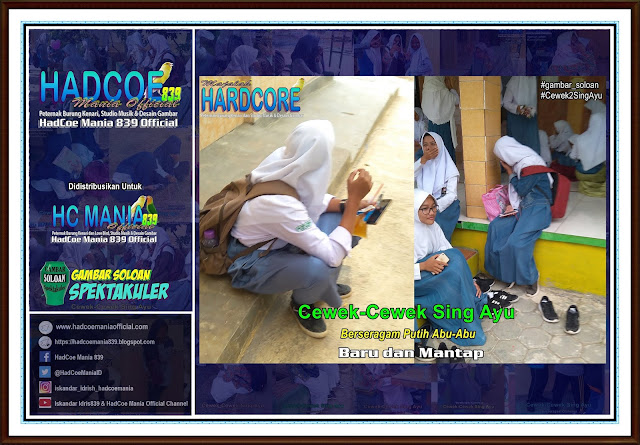Gambar Soloan Spektakuler Terbaik - Gambar Siswa-siswi SMA Negeri 1 Ngrambe Cover Putih Abu-abu - 6