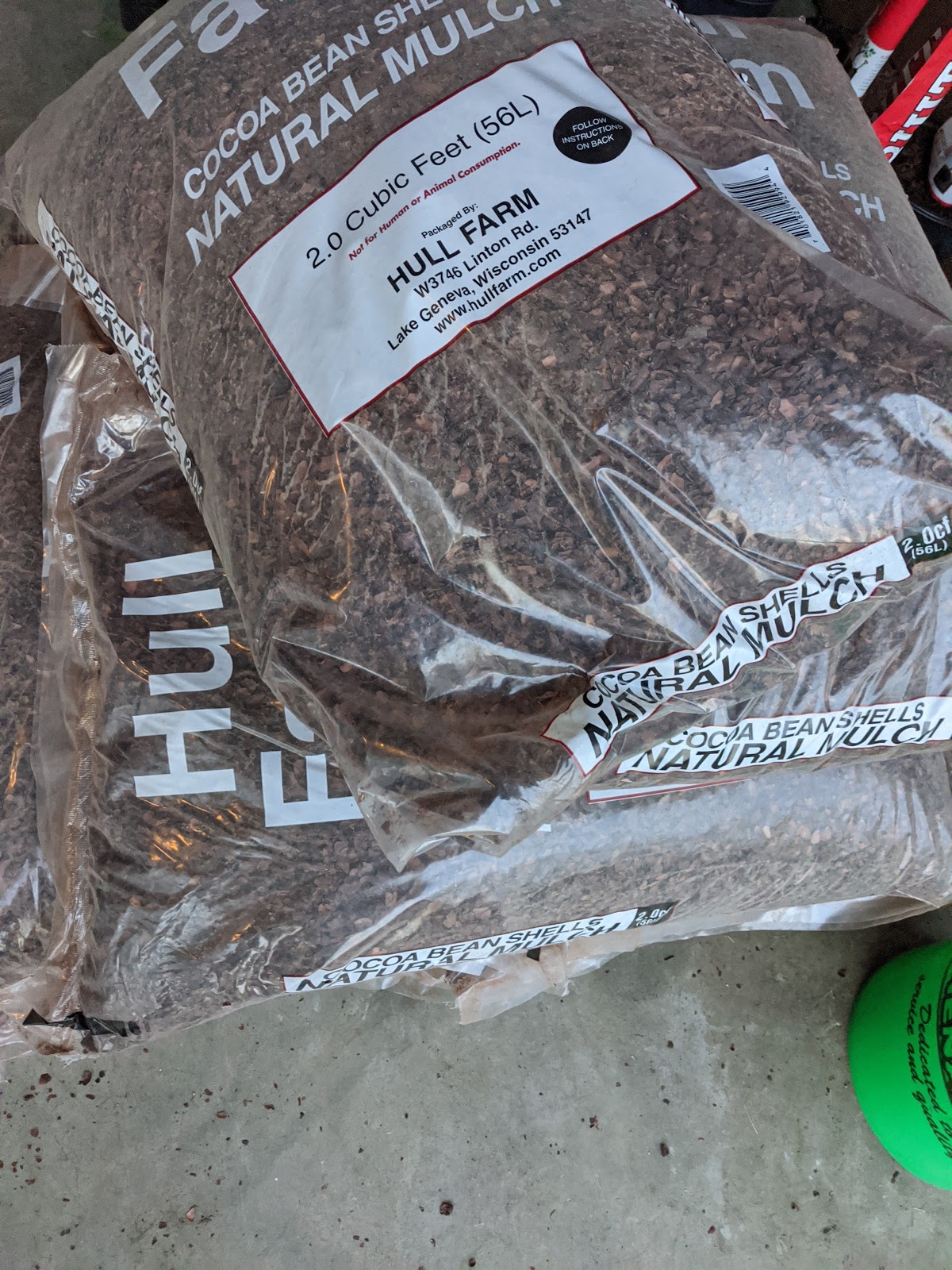 Cocoa Bean Shell Mulch For Our Front Yard 2020