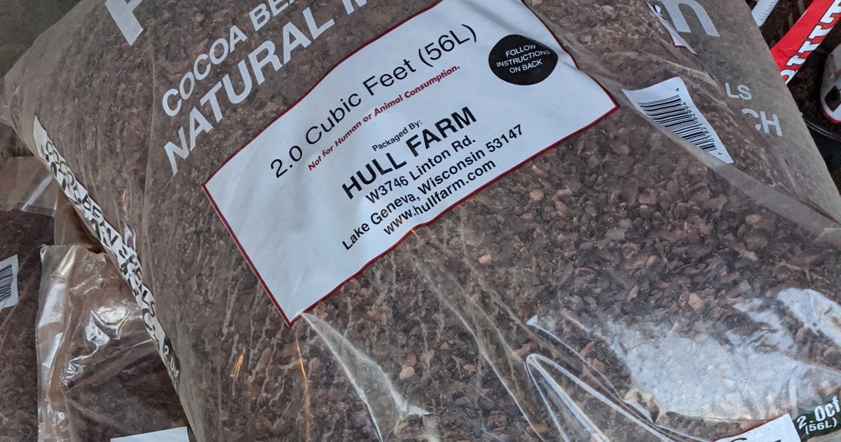 Cocoa Bean Shell Mulch For Our Front Yard 2020