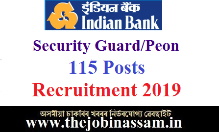 Indian Bank Recruitment 2019