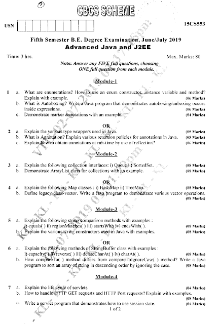 Visvesvaraya Technological University B.E. COMPUTER SCIENCE (CBCS ...