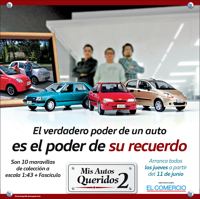 Colección Nuestros queridos autos 2 1:43 El Comercio Ecuador