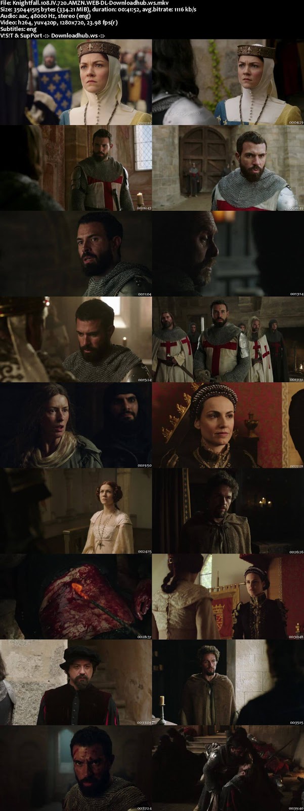 Knightfall S01E08 330MB WEB-DL 720p ESubs