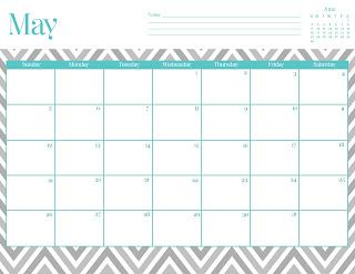 FREEBIE  //  2013 CHEVRON CALENDAR, Oh So Lovely Blog