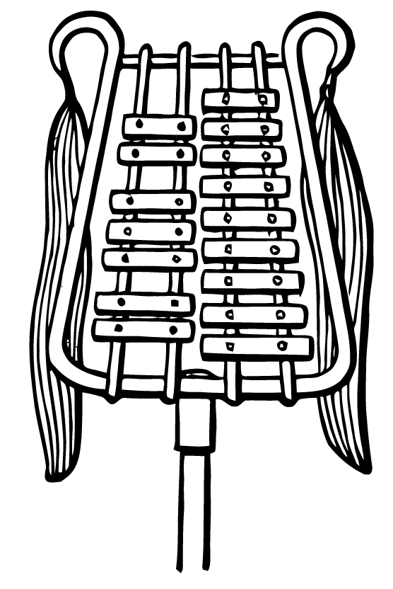 Glockenspiel Coloring Pages