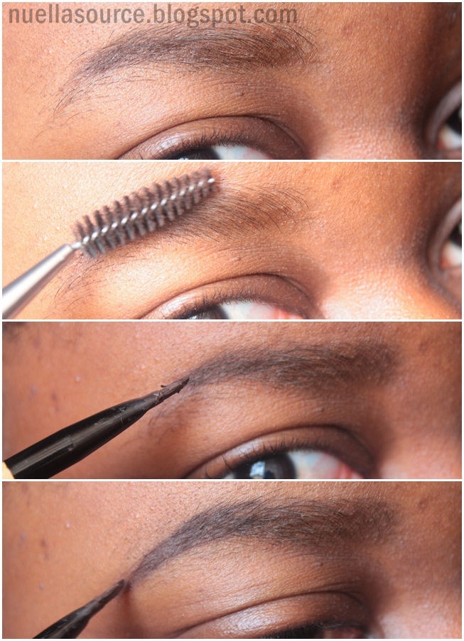 Comment je maquille mes sourcils fins et peu fournis au gel liner