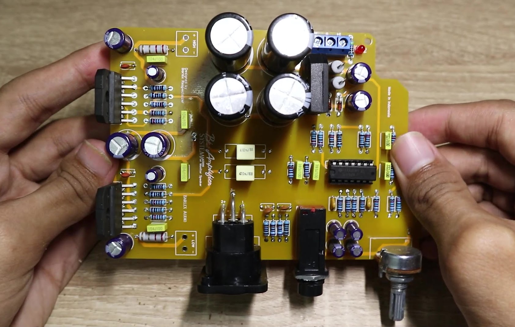 Cara merakit ampli subwoofer pakai gainclone LM3886