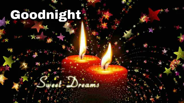 Good Night sweet dreams Image , photo , greetings of candle light