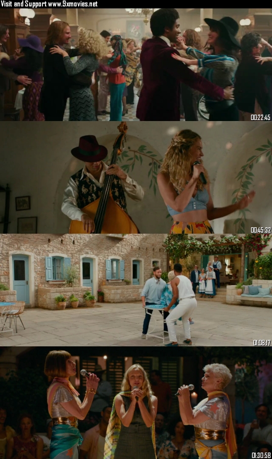 Mamma Mia Here We Go Again 2018 BRRip 720p 480p Dual Audio Hindi English Full Movie Download