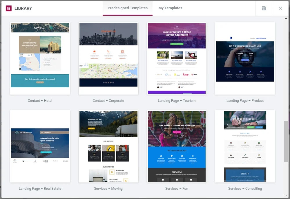 Elementor Pro + Free &Amp; Templates Elementor Pro Templates Library