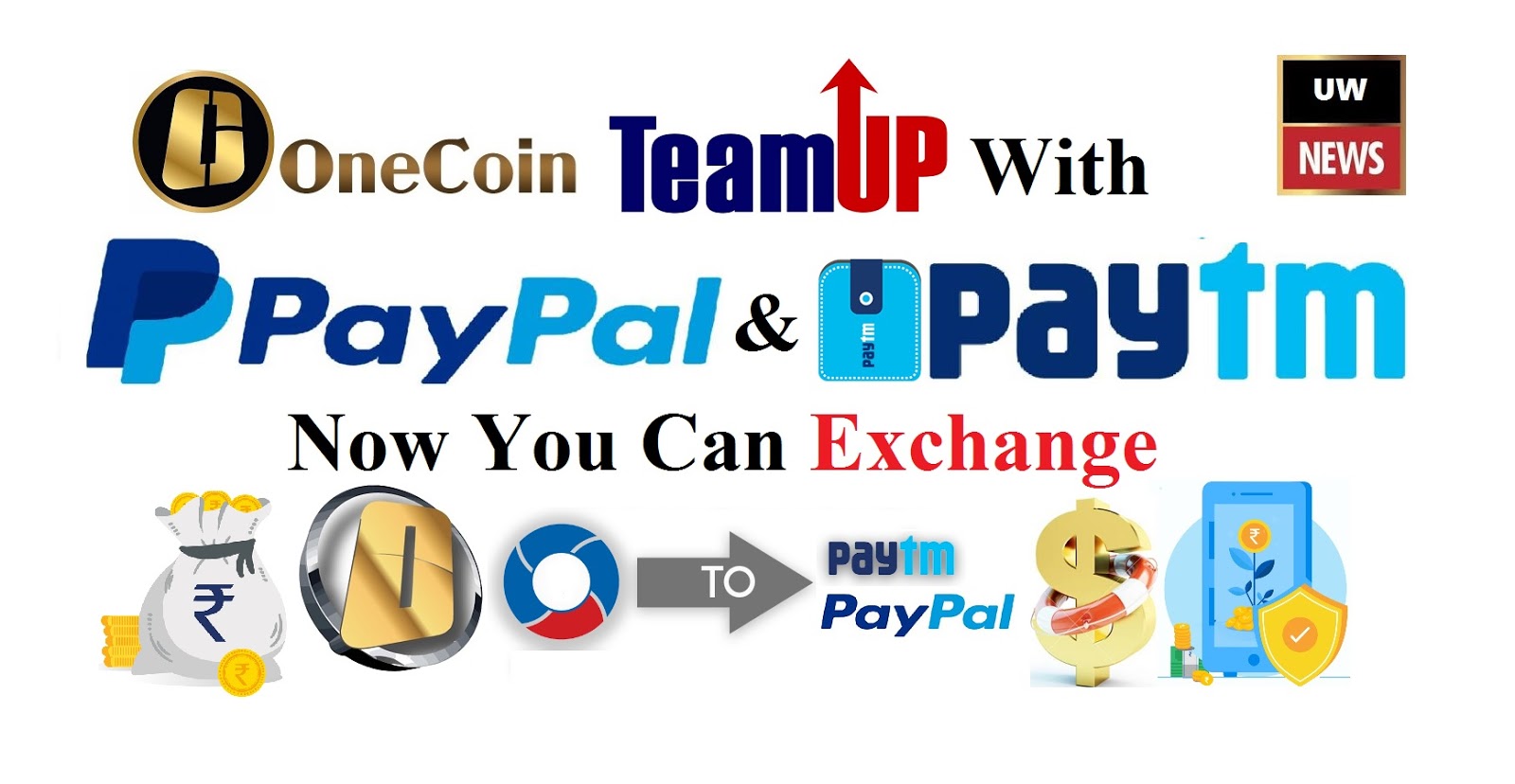 OneCoin Teamed Up With PayPal and Paytm Now You Can ...