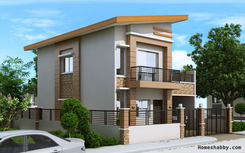 Desain Dan Denah Rumah Minimalis Terbaru 2 Lantai Atap Miring Tampil Lebih Elegan Homeshabby Com Design Home Plans Home Decorating And Interior Design