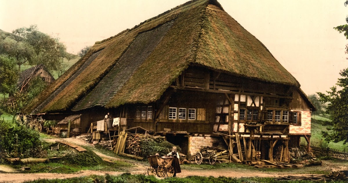 daily timewaster A Peasant’s House, Black Forest, Germany ca. 1890