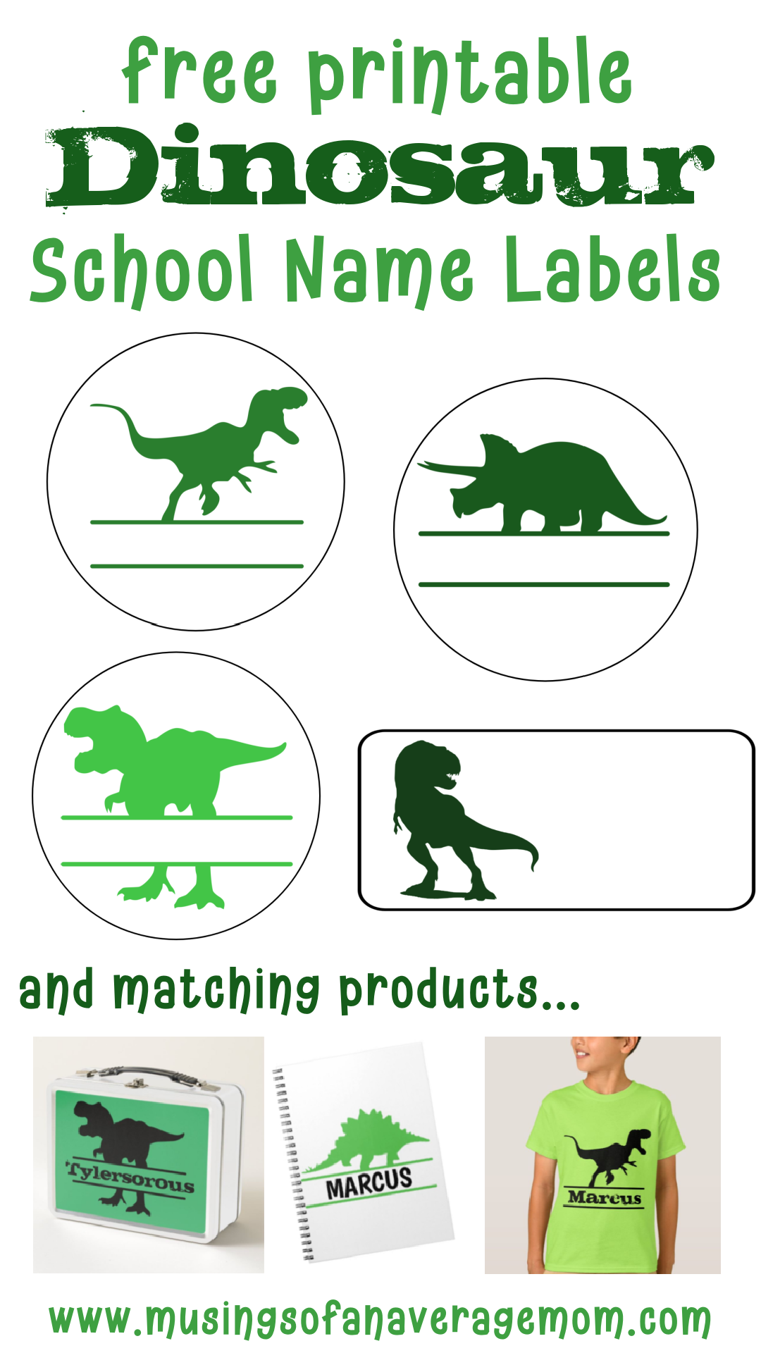 45 DINOSAURS Personalised Name Stickers,Labels,Tags, 
