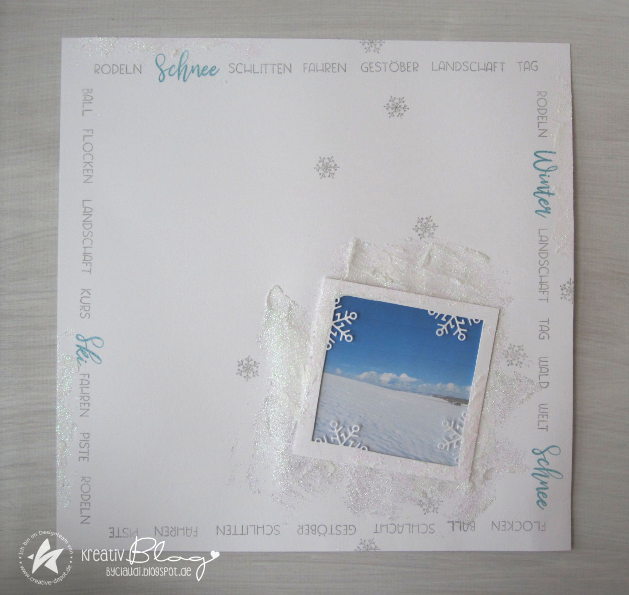 Kreativ Blog By Claudi Fotobuch Winter Layout