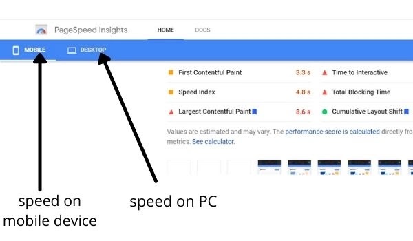 PageSpeed Insights