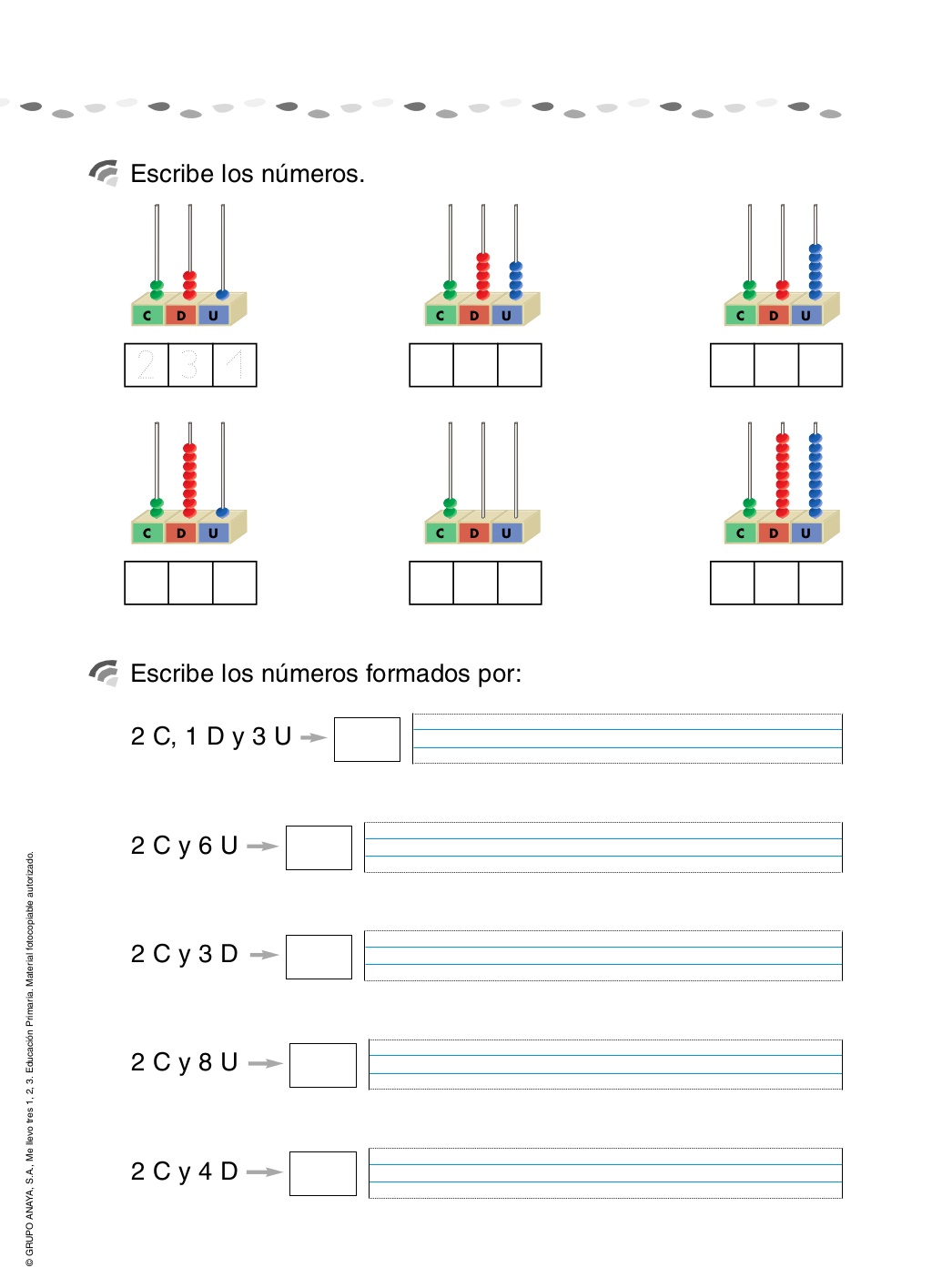 Jugando Con Las Matemáticas Centenas Decenas Y Unidades