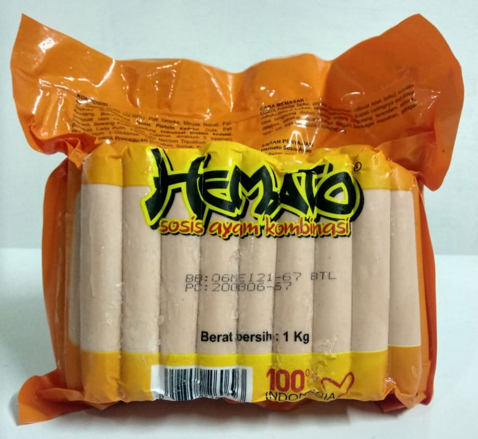 Sosis Ayam Kombinasi isi 40 dari Hemato 1Kg