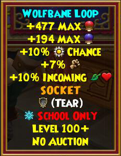 Wizard101 Darkmoor Gear Drops - Best Level 100+ Gear