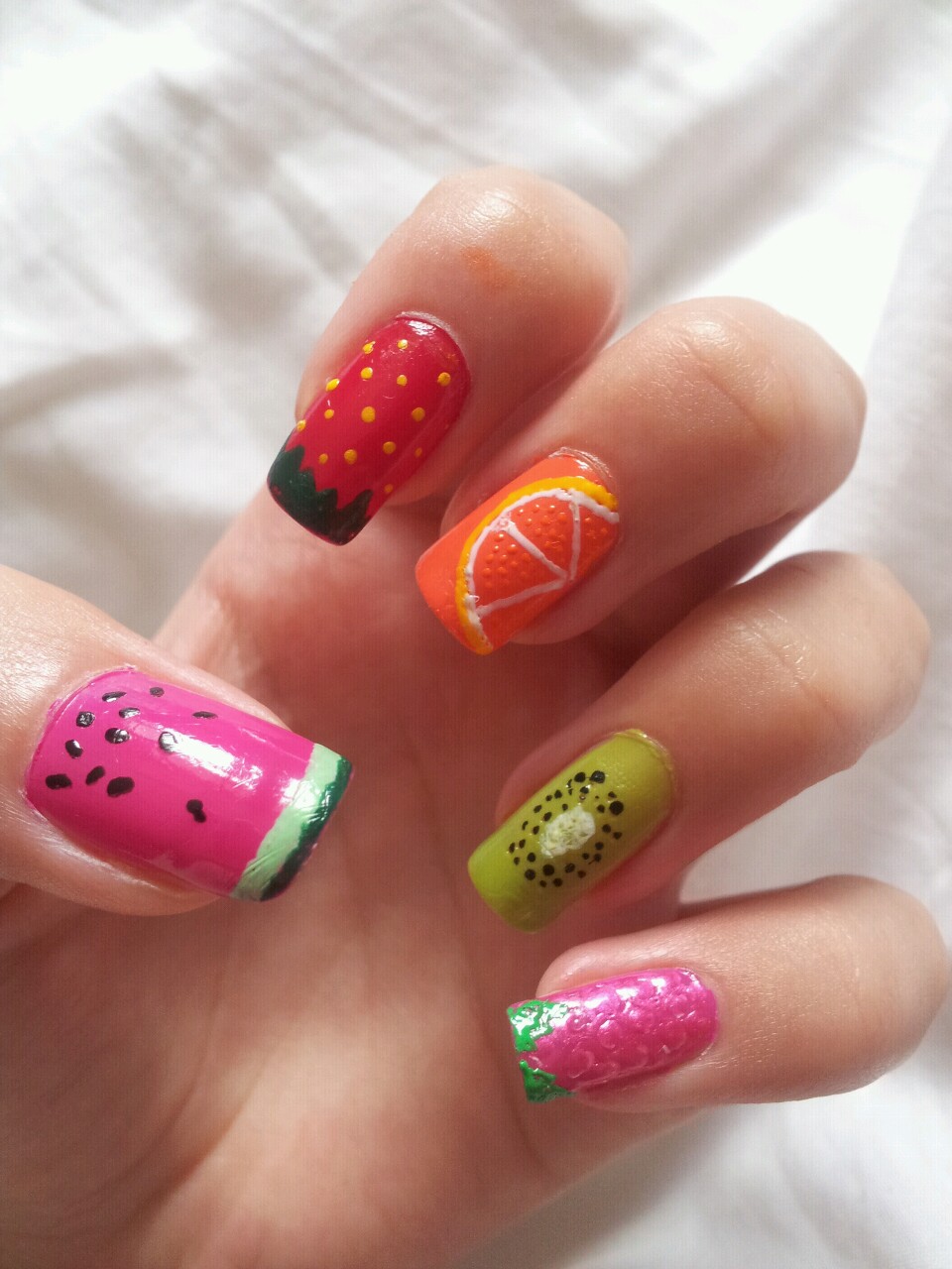 36 Fruit Nail Art Designs Nail Design Ideaz