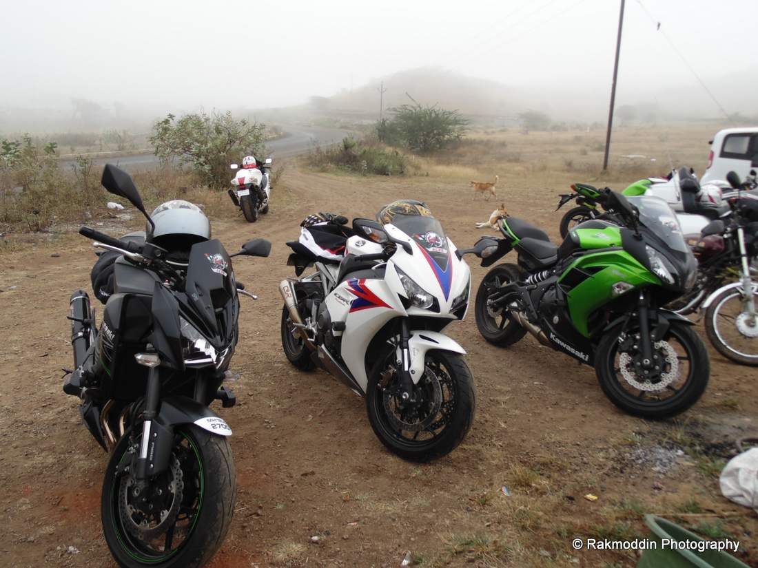 India Super bikes at Veer Dam near Pune