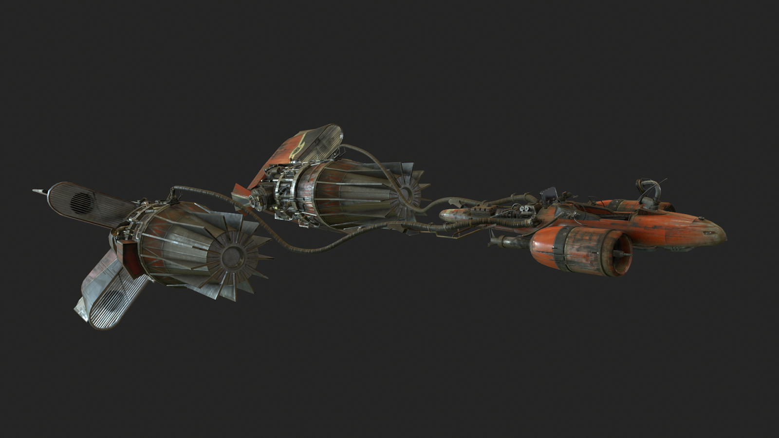 BenKeelingArt: New Pod Racer Renders and some rocks