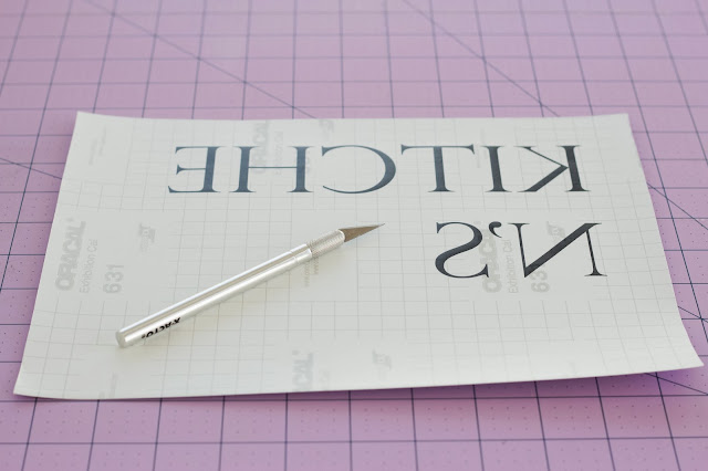 do it yourself divas: DIY: How to Print on the Back of Vinyl