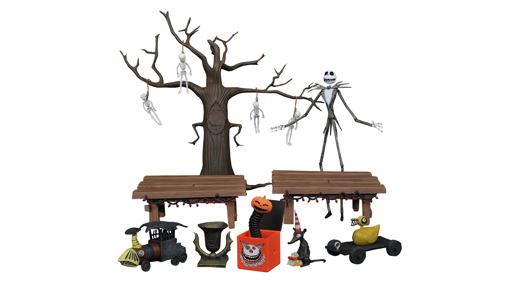 Nightmare Before Christmas San Diego Comic Con 2022 The Blot Says...: Sdcc 2021 Exclusive The Nightmare Before Christmas Deluxe  Action Figure Box Set By Diamond Select Toys