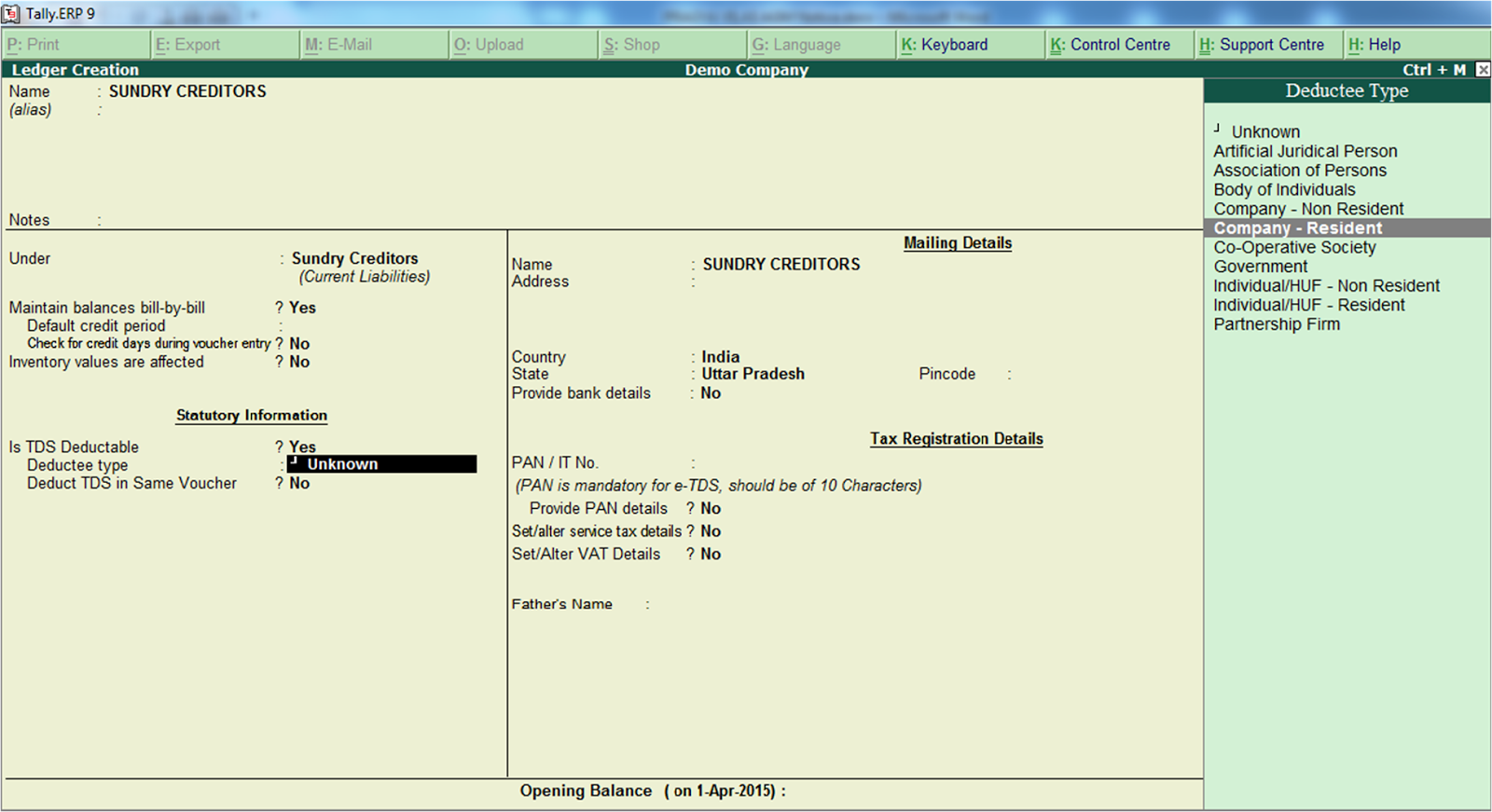 Lesson 59 How to Configure & create a TDS Entry in Release 5.1 and