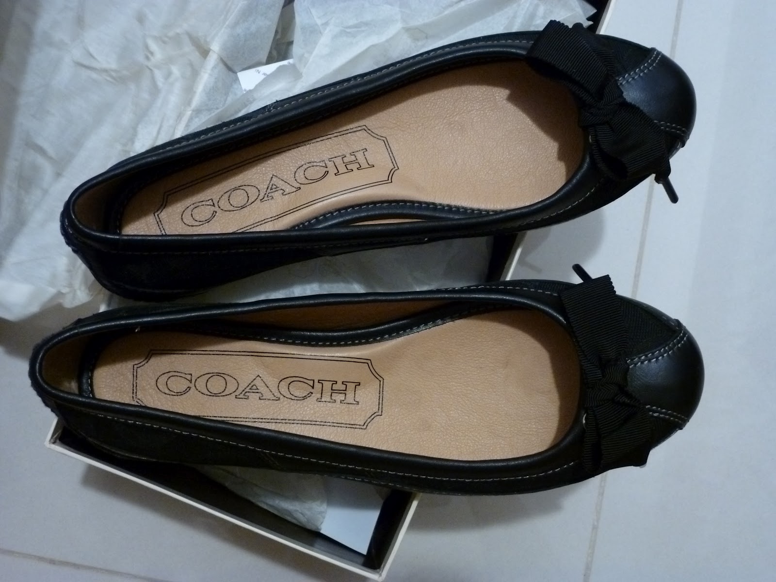 Shoetable Coach Sarah Flats