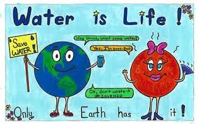Posters on Save Water for Class 8
