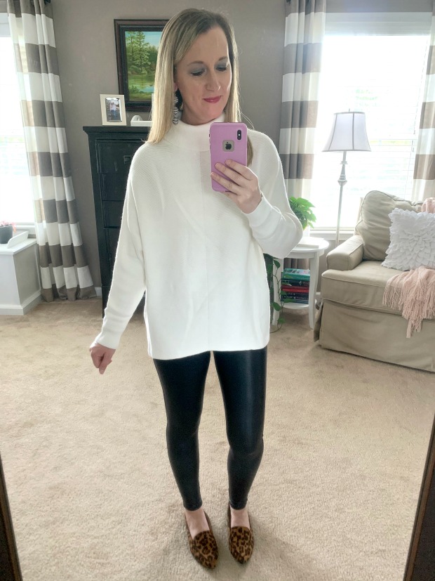 Lindsay's Sweet World: Spanx Faux Leather Leggings Styled Five ...