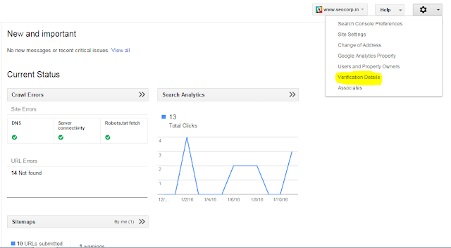 Cara Terbaru Memasukan Blogger ke Webmaster Tools Google 2018 Cara Terbaru Memasukan Blogger ke Webmaster Tools Google 2018