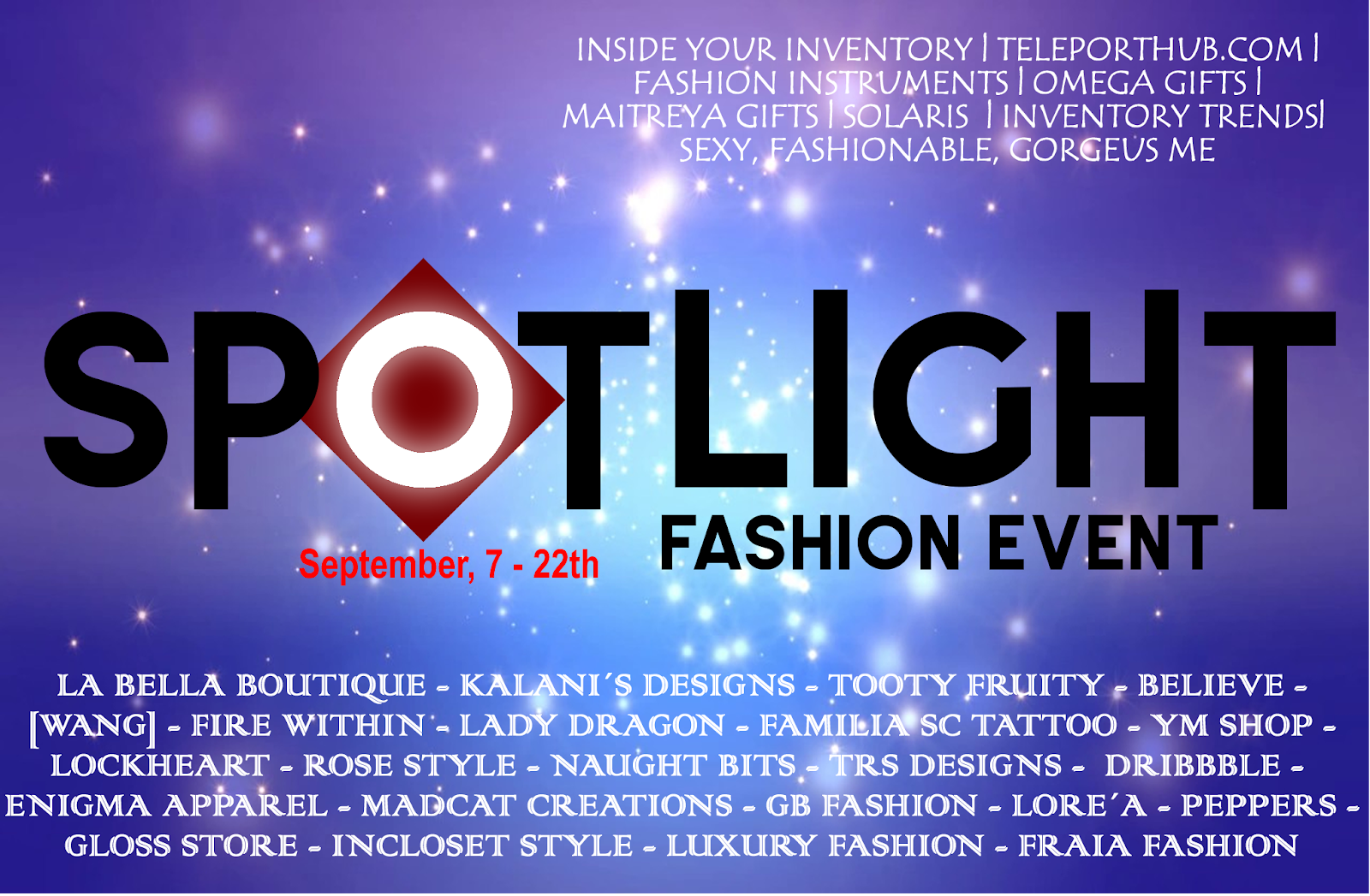 GALLERY SPOTLIGHT SEPTEMBER ROUND Inside your Inventory