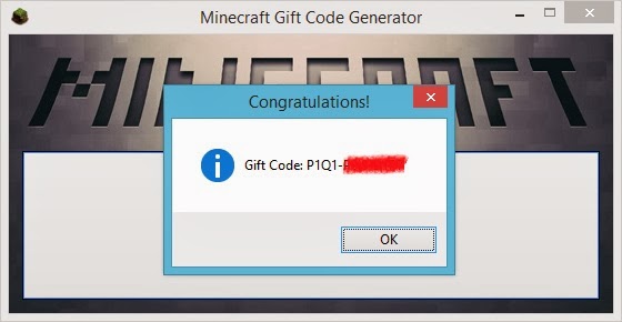 Minecraft Gift Code Generator ~ Free Hacks and Cheats