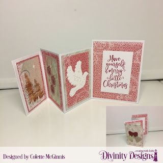 Stamp Set: Silent Night  Custom Dies: Four Panel Card with Layers, Christmas Dove, Christmas Bells  Paper Collection: Christmas 2014