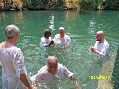 Baptized Muslim Mike Ghouse in Jordan River