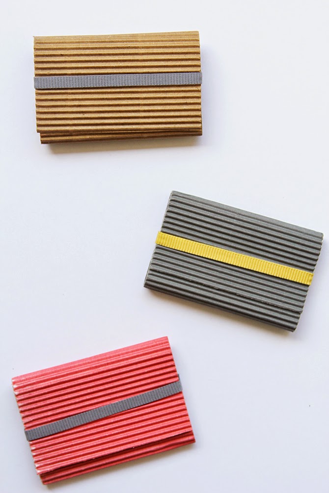 DIY Paper Card Holders minimal crafts