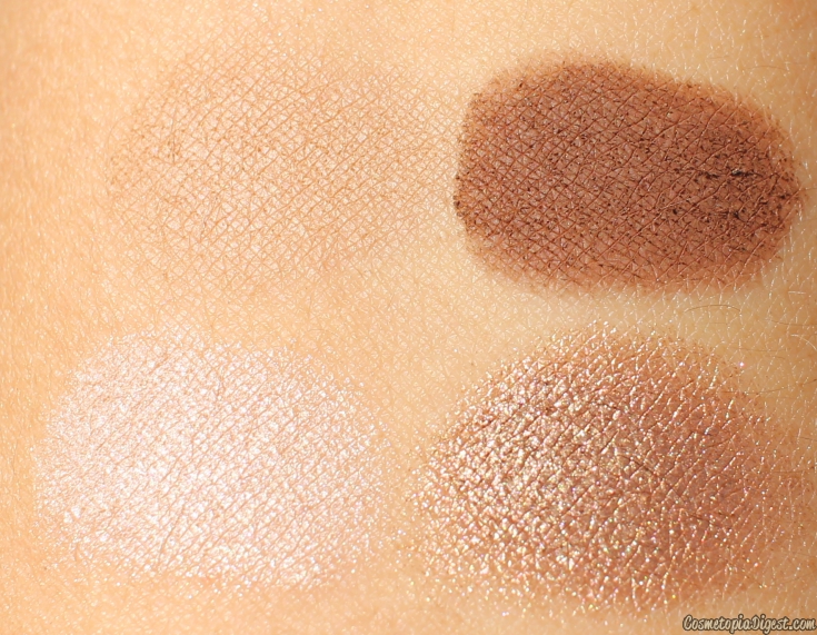 Fleur de Force Eyeshadow Quad in Cosmic Bronze Review, Swatches