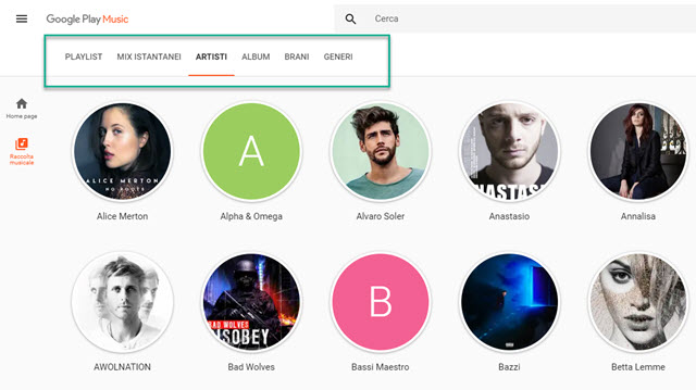 raccolta musicale di google play music raccolta musicale di google play music