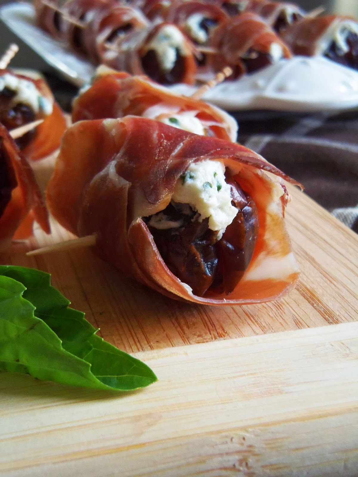 Simply Romanesco Goat Cheese Stuffed Dates