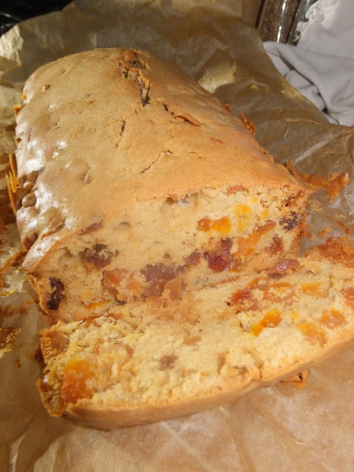 Cherry and Apricot Fruit Loaf Recipe