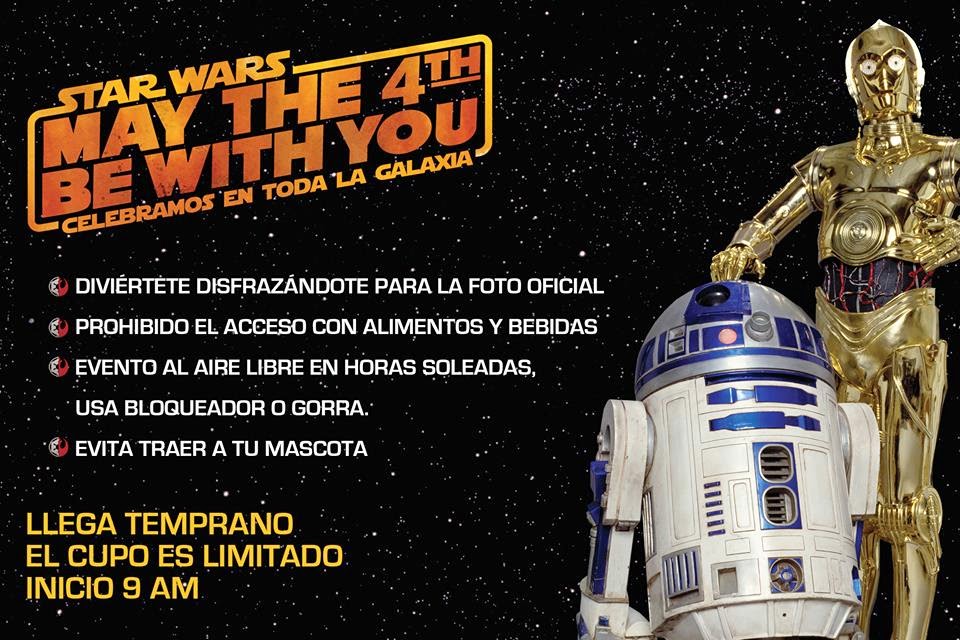 Celebración del "Star Wars Day" en la Ciudad de México