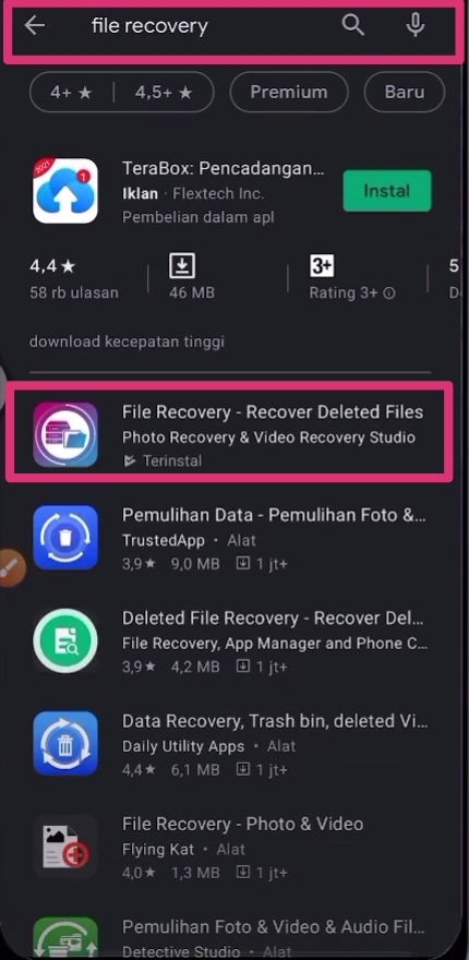 Cara Mengembalikan Foto yang Terhapus di HP Android - Blogger Toraja