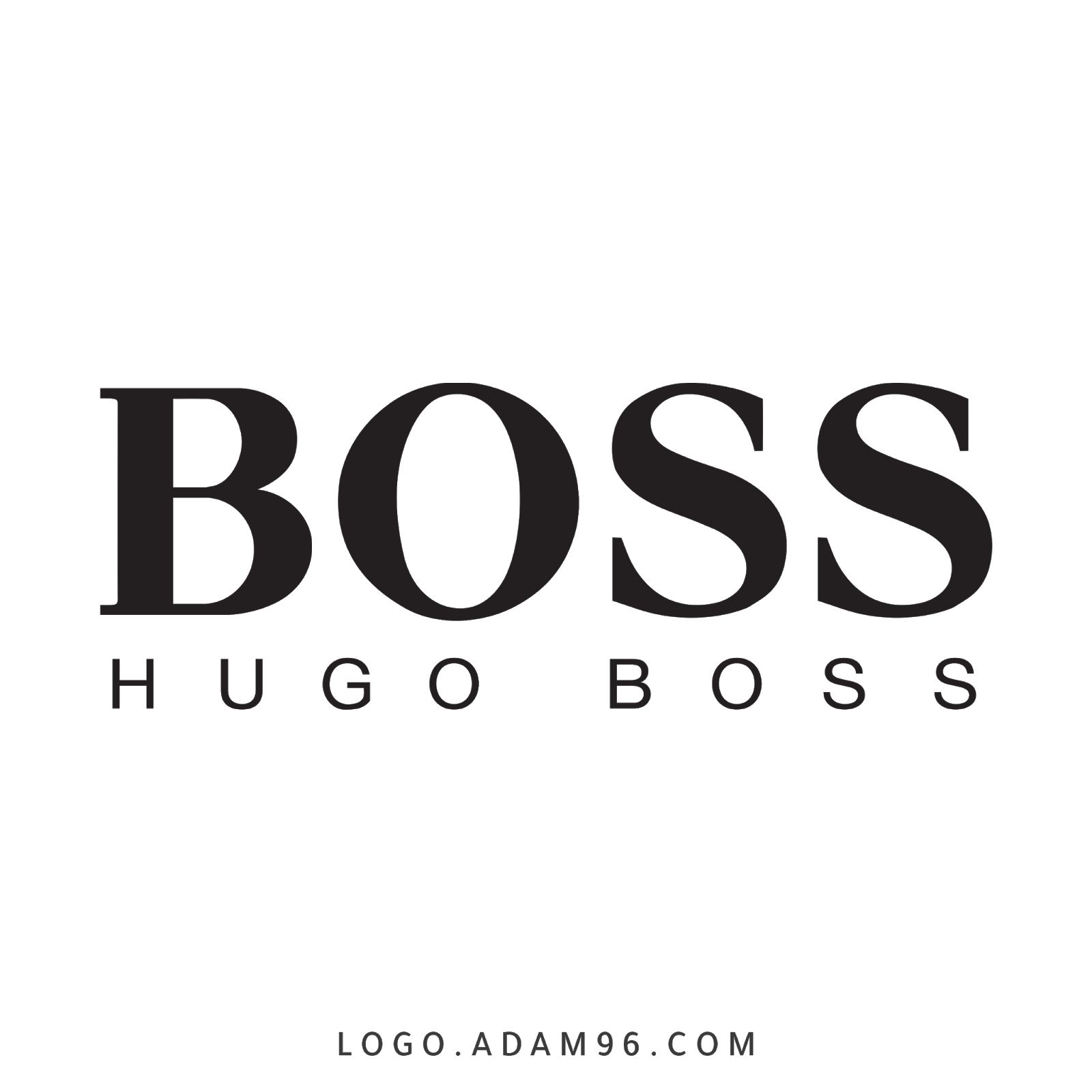 شعار شركة هوغو بوس الرسمي بجودة عالية Logo Hugo Boss Png