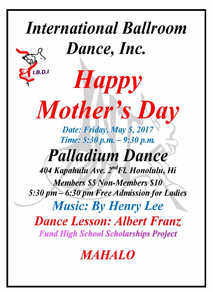 The Dance Connection IBDI Mothers' Day Dance