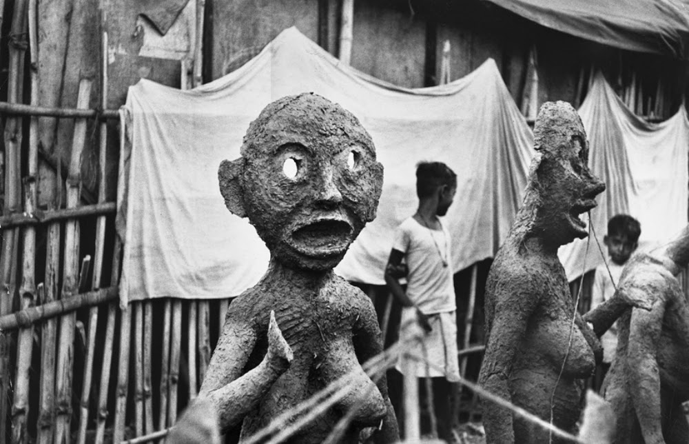 Sculptures Made for Kali Puja Festival in Calcutta (Kolkata) 1956