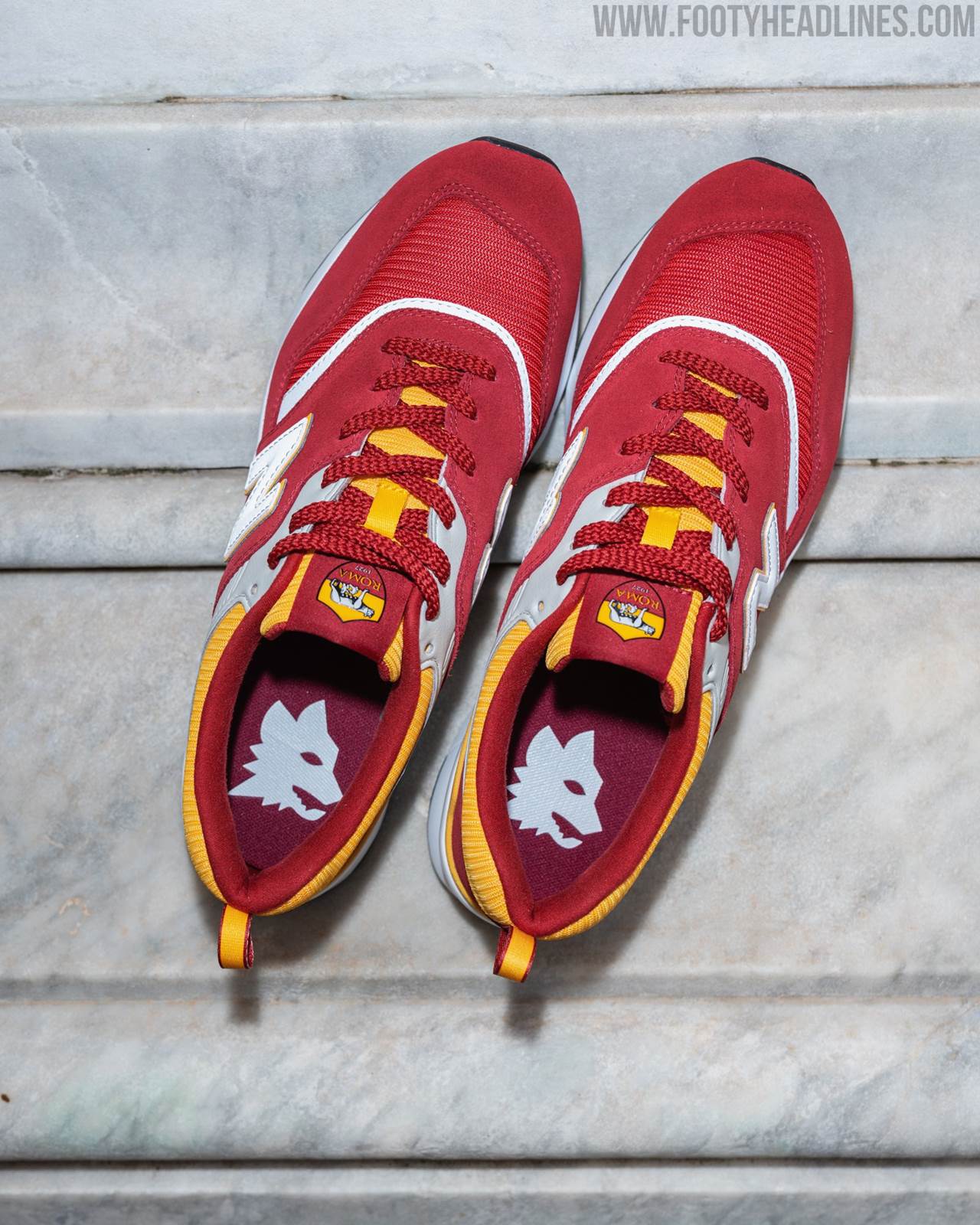 New Balance AS Roma 997H Sneaker Released Footy Headlines