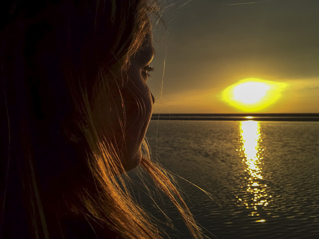 Langeoog, Nordsee, Ostfriesland, Watt, Meer, Strand, Sonnenuntergang am Meer